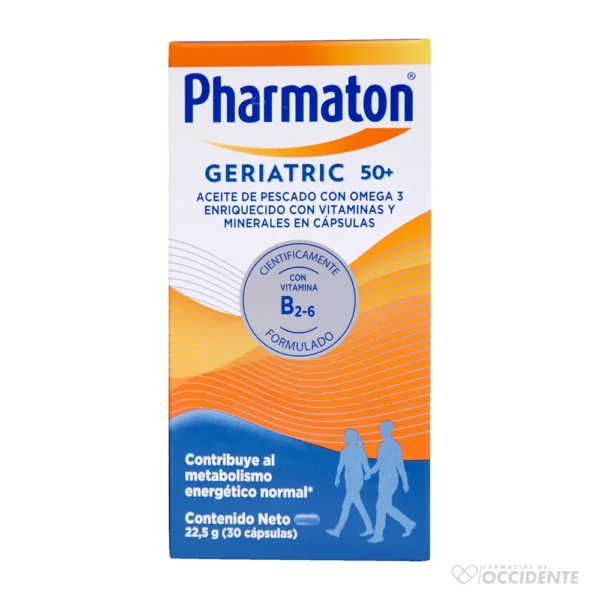 PHARMATON GERIATRIC 50+ x 30 CAPSULAS