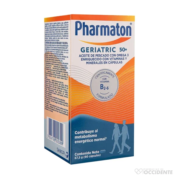 PHARMATON GERIATRIC 50+ x 90 CAPSULAS