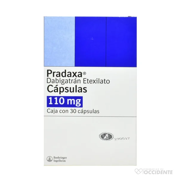 PRADAXA CAPSULAS 110MG x 30