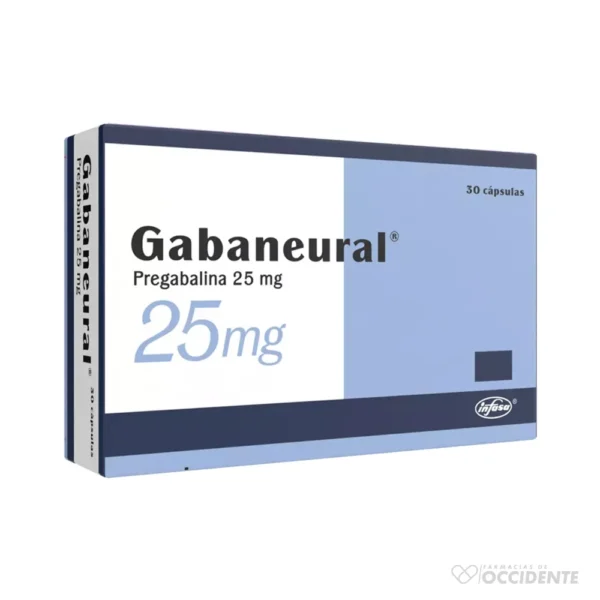 GABANEURAL CAPSULAS 25MG x 30