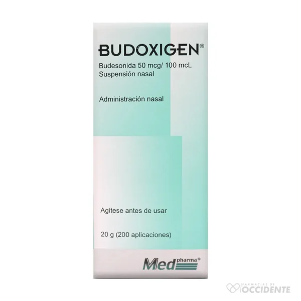 BUDOXIGEN 50MCG/100MCL SUSPENSION NASAL 20G