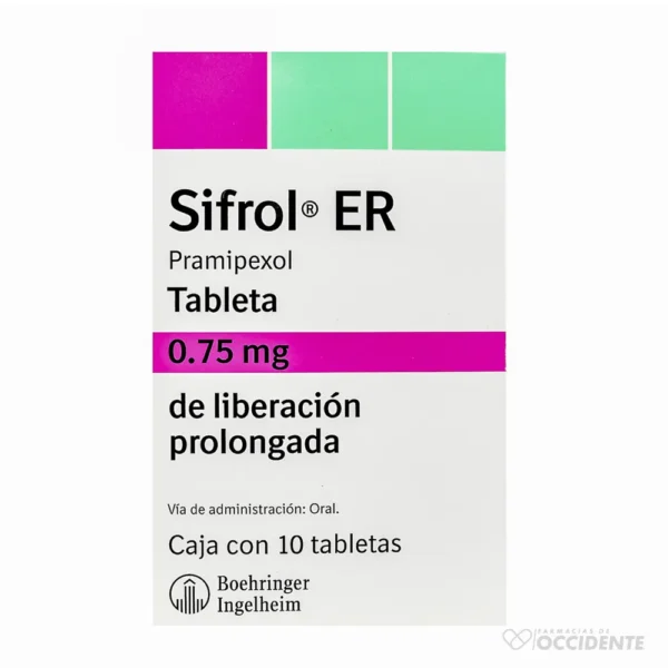 SIFROLER ER TABLETAS 0.75MG x 10