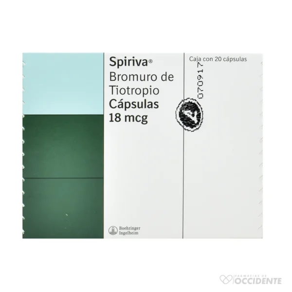 SPIRIVA 18 MCG X 20 CAPS – Farmacias de Occidente