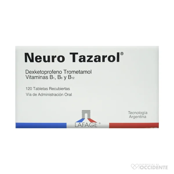 NEURO TAZAROL TABLETAS 25MG X 10 (CAJA 12 BLISTER)