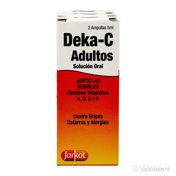 DEKA C ADULTOS 5CC X 2 AMP 1 Gratis (FCV)