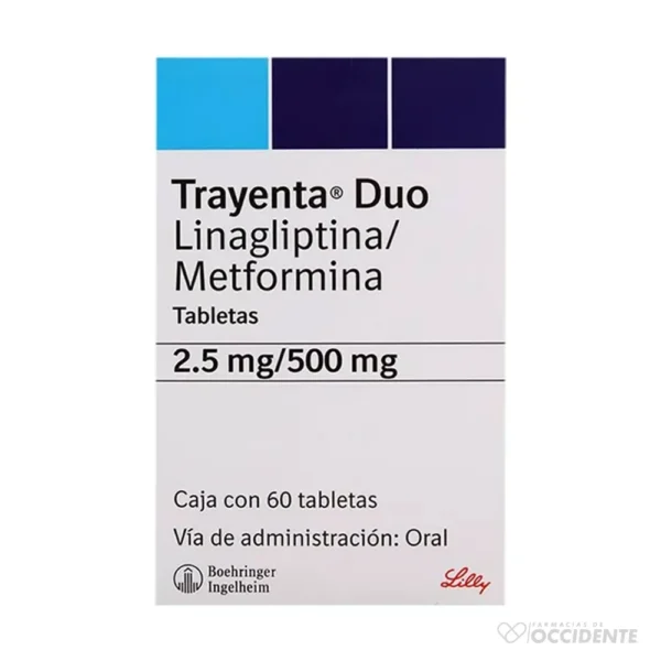 TRAYENTA DUO TABLETAS 2.5MG/500MG X 60