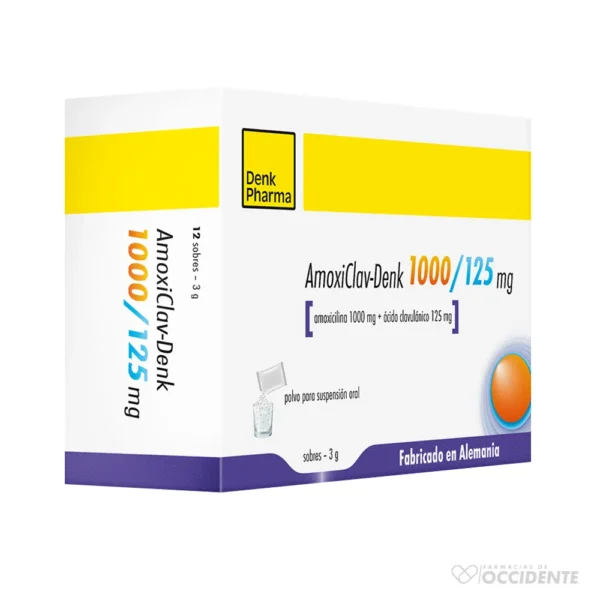 AMOXICLAV-DENK SOBRES 1000/125MG X 48