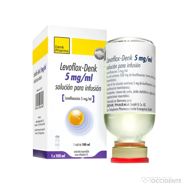 LEVOFLOX-DENK 5MG/ML SOLUCION PARA INFUSION