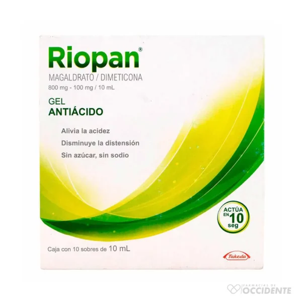 RIOPAN SOBRES 10ML X 10