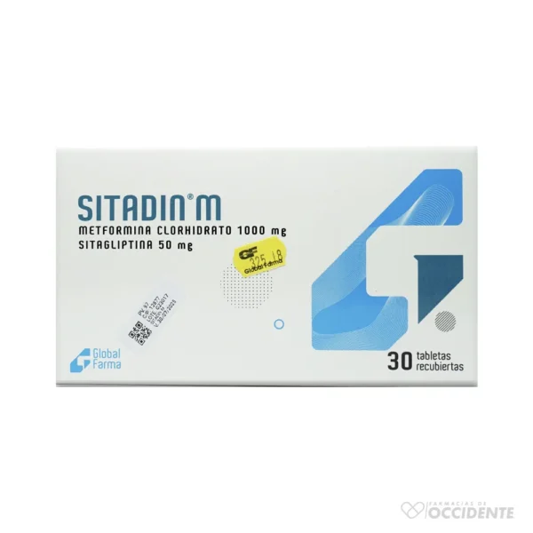 Sitadin M 50 / 1000 mg x 30 tabletas