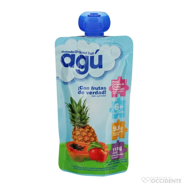 AGU BABY PACK FRUTAS TROPICALES X 113G