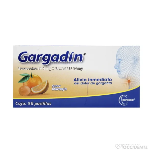 GARGADIN PASTILLAS X UNIDAD (CAJA 56)