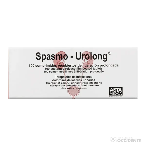 SPASMO-UROLONG UNIDAD CAJA DE 100