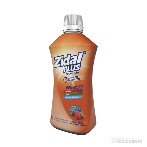 ZIDAL PLUS SUSPENSION X 180ML