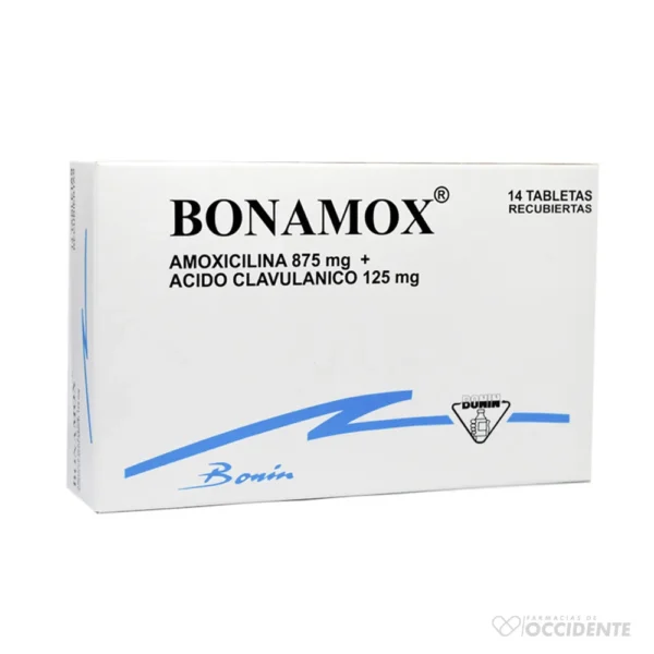 BONAMOX TABLETAS 875MG/125MG X 14