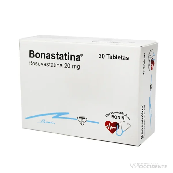 BONASTATINA TABLETAS 20MG X 30