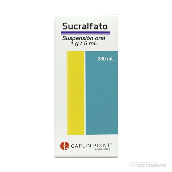 SUCRALFATO SUSPENSION ORAL 1G/5ML X 200ML