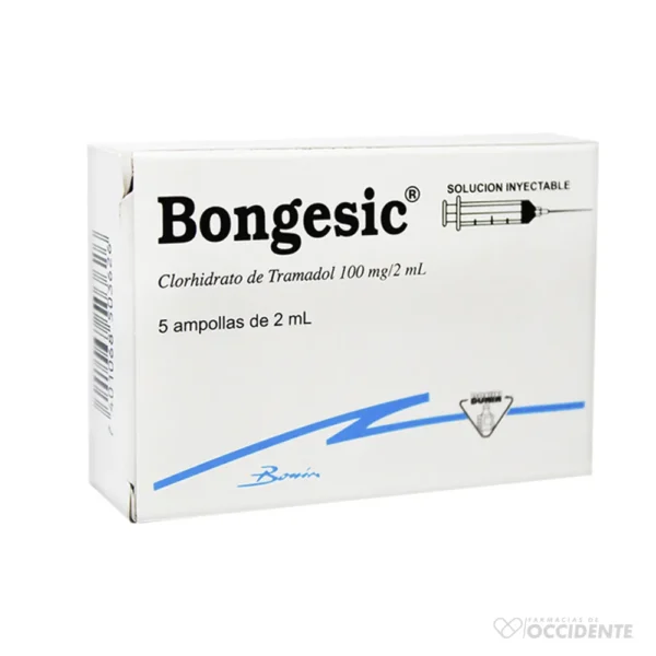 BONGESIC AMPOLLAS 100MG/2ML X 5