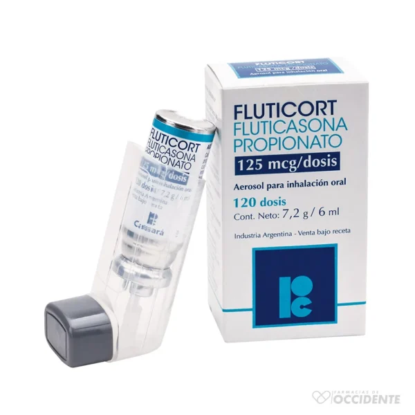 FLUTICORT AEROSOL 125MCG/6ML X 120 DOSIS