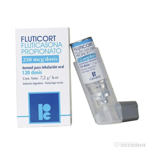 FLUTICORT AEROSOL 250MCG/6ML X 120 DOSIS