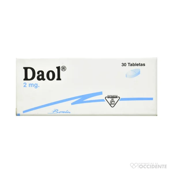 DAOL TABLETAS 2MG X 30