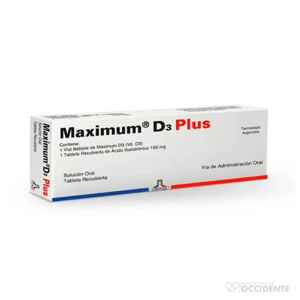 MAXIMUM D3 PLUS 1 VIAL BEB 2ML X 1 1 TAB 150MG