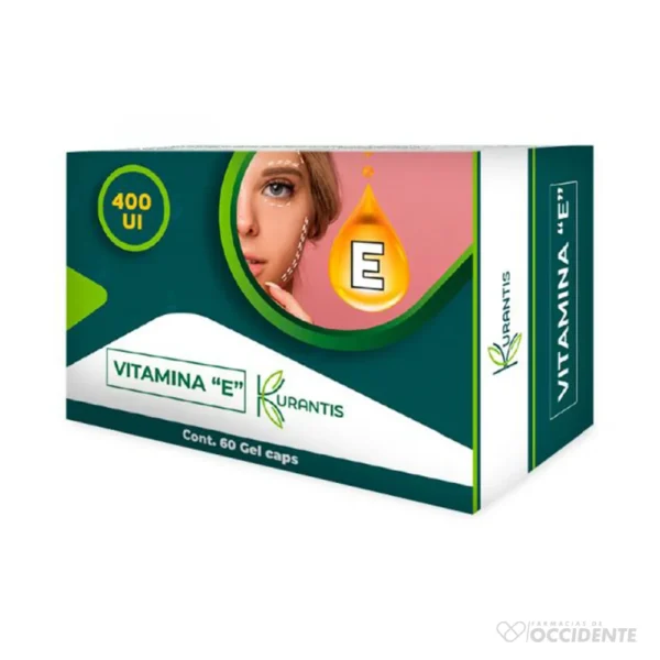 VITAMINA E 400UI GEL CAPS X 10 (CAJA DE 6 BLISTER). KURATNIS