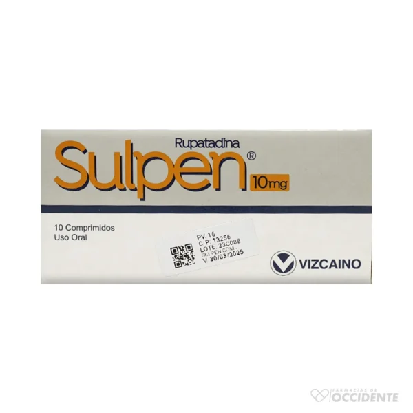 SULPEN COMPRIMIDOS 10MG x 10