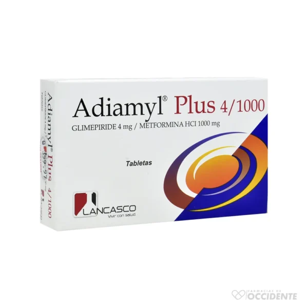 ADIAMYL PLUS TABLETAS 4MG/1000 X 30