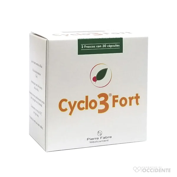 CYCLO 3 FORT CAPS X 30 (CAJA 2 FRASCOS DE 30)