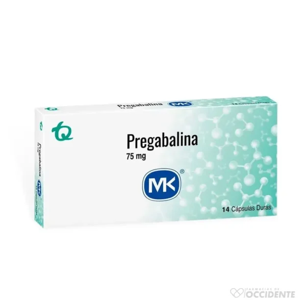 PREGABALINA MK TABLETAS 75MG X 14