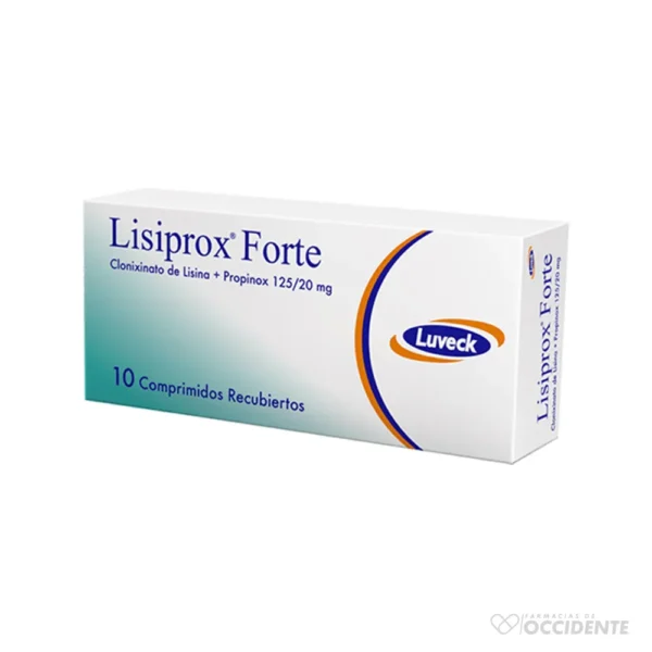 LISIPROX FORTE COMPRIMIDOS 20/125MG X 10