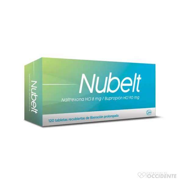 NUBELT TABLETAS 8MG/90MG X 120