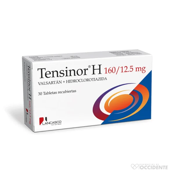 TENSINOR H TABLETAS 160/12.5 MG X 30