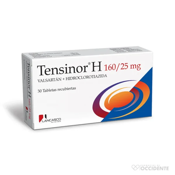 TENSINOR H TABLETAS 160/25MG X 30