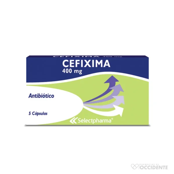 CEFIXIMA 400mg CAPSULAS CAJA*5 (SELECTPHARMA)