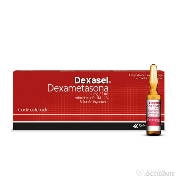 DEXASEL 8mg/2ml SOLUCION INYECTABLE CAJA 25 X 1 (CAJA DE 25 UNIDADES)