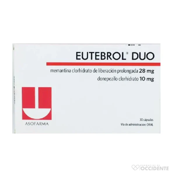 EUTEBROL DUO CAPSULAS 28MG/10MG X 30