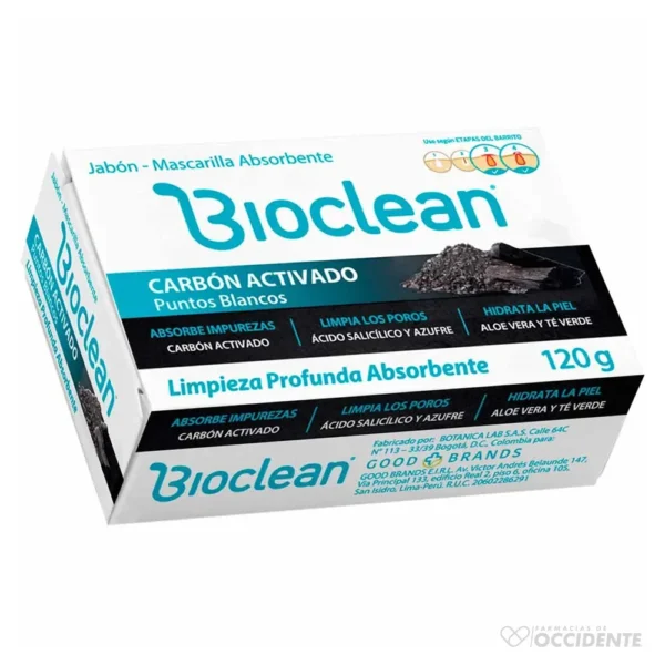 BIOCLEAN JABON CARBON ACTIVADO