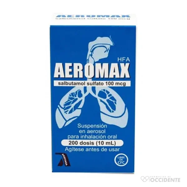 AEROMAX INHALADOR X 200 DOSIS