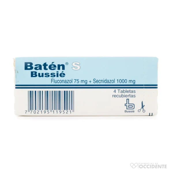 BATEN S 75/1000 MG X 4 TABLETAS