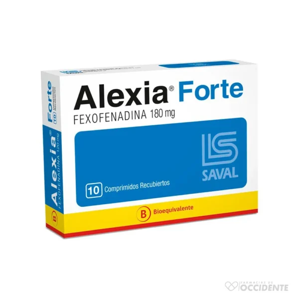 ALEXIA FORTE COMPRIMIDOS 180MG X 10