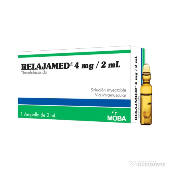 RELAJAMED AMPOLLA 4MG X 2ML