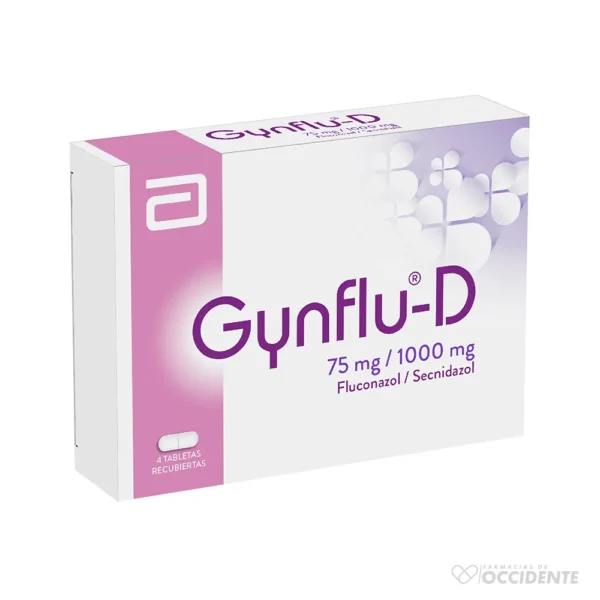 GYNFLU-D TABLETAS 75MG/1000MG X 4