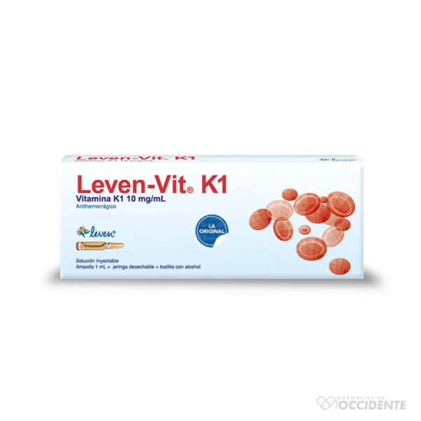 LEVEN VIT K1 SOL INY 10MG/ML X 1