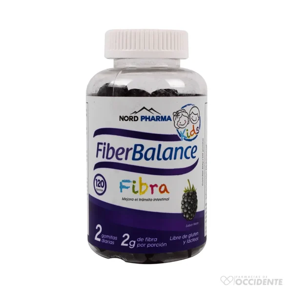 FIBER BALANCE NIÑOS GOMITAS 360G X 120