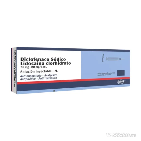 DICLOFENACO SODICO 75MG/3ML INY. INFASA