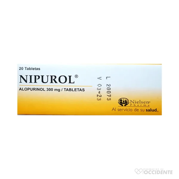 NIPUROL 300MG TABLETAS X 20