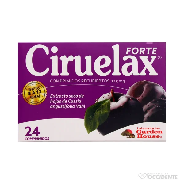 CIRUELAX FORTE COMPRIMIDOS 125MG X 24