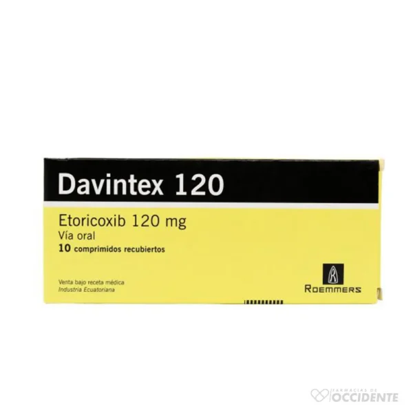 DAVINTEX COMPRIMIDOS 120MG x 10